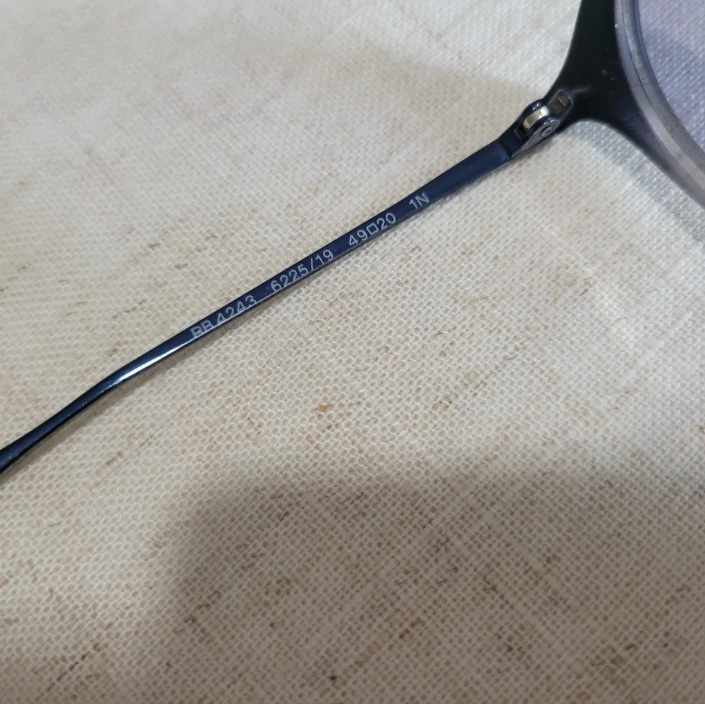Ray-Ban Optics Eyewear Sunglasses Clear Lens RB4243 6225/19 Italy Unisex Round